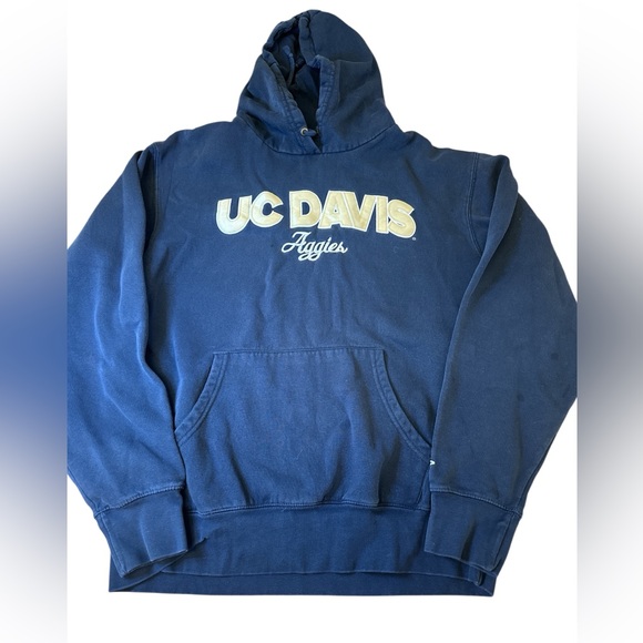 Blue 84 UC Davis Aggies Hoodie Navy  Unisex Medium - Picture 1 of 4